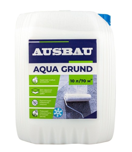 Грунт для подготовки оснований латексный AUSBAU AQUA GRUND (10 л) /60