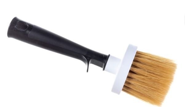 Кисть круглая 65 мм смешанная светлая щетина пластиковая ручка