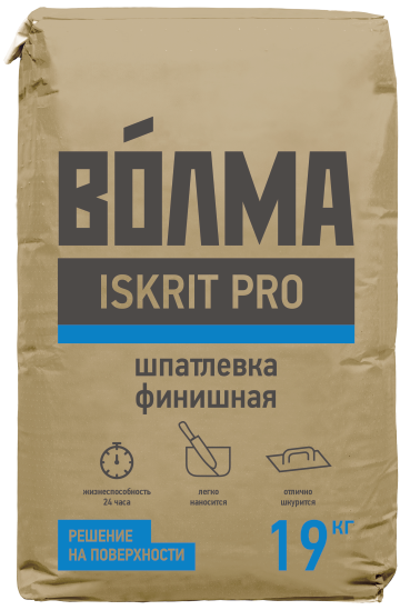 Шпатлевка ВОЛМА - ISKRIT PRO ( 19 кг) /60