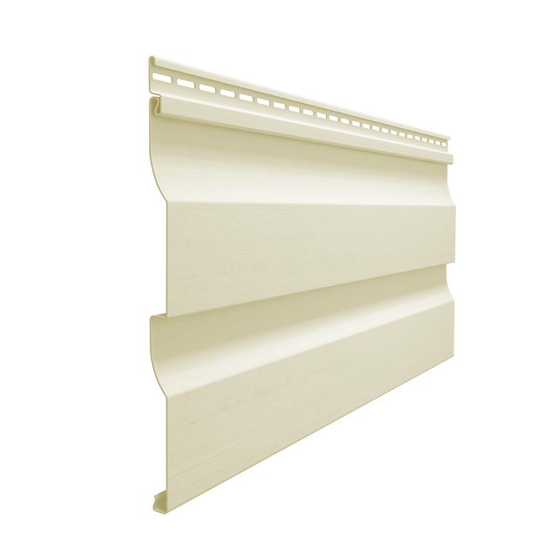 Сайдинг виниловый DÖCKE корабельный брус Сливки 3050мм