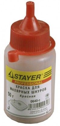 Краска для малярных шнуров 115 гр красная