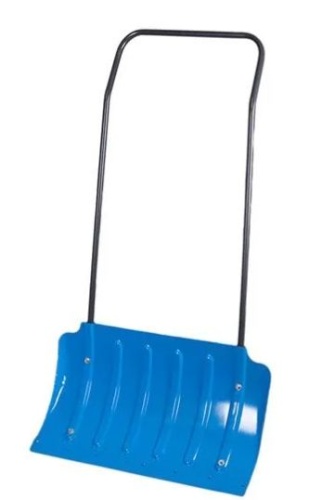 Скребок - движок 750х430х0,8мм для снега оцинкованный