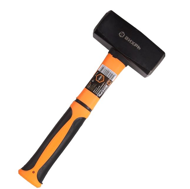 Кувалда 1500 гр фибергласовая рукоятка Вихрь