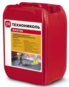 Суперпластификатор ТЕХНОНИКОЛЬ Master для повышения прочности бетона (10 л)