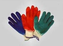 Перчатки полосатые облитые нейлоновые Матрос