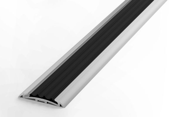 Порог-стык противоскол.алюминий, без отверстий 41,6*1,35 (ПС 08.1350.00)