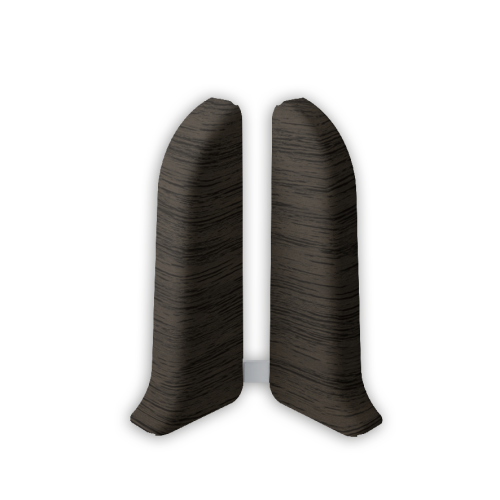 408Заглушки (левая/правая) Лексида 55мм Дуб черненный (10пар)