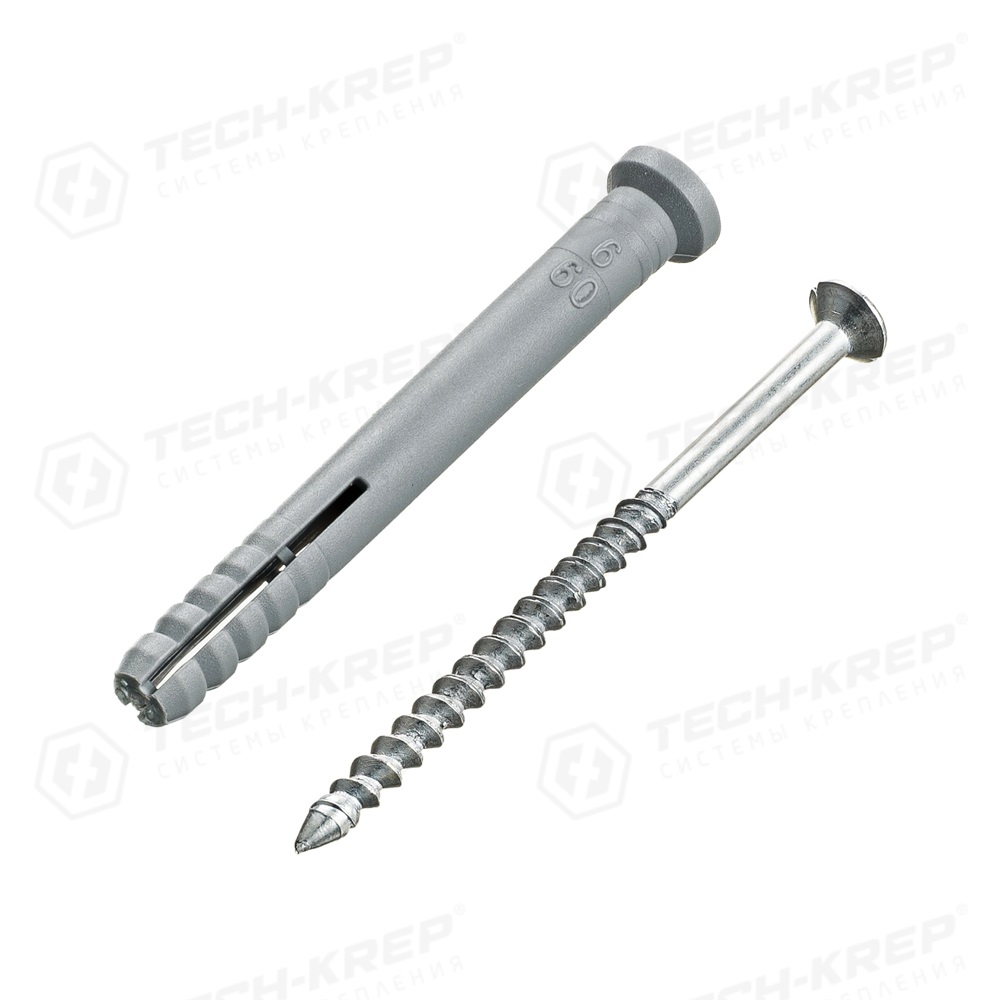 Дюбель - гвоздь потай 6х60 Тех-Креп