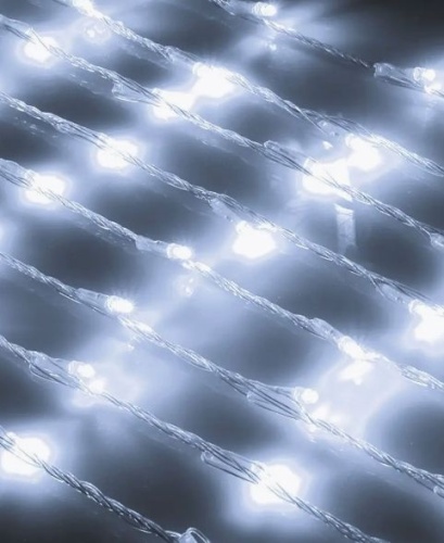 Гирлянда Водопад 1,2 х 2 м 192LED белый 8 нитей 8 режимов СНОУ БУМ
