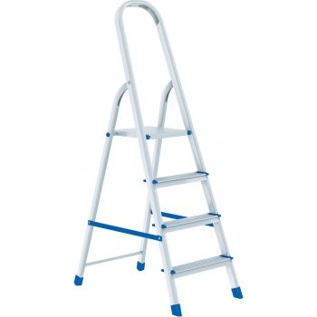 Стремянка 4 ступени алюминиевая Ремоколор