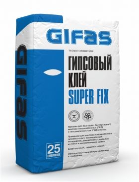 Клей для ГКЛ ПГП GIFAS SUPER FIX (25 кг) /50