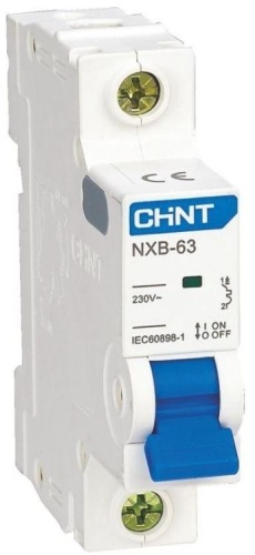 Выключатель автоматический 1п C 6А 4.5кА NXB-63S (R) CHINT 296708