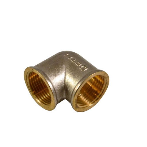 Угольник латунный 3/4" г/г (внутр.резьба ) СТМ