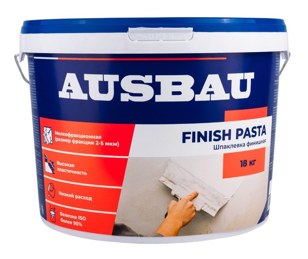 Шпаклевка финишная AUSBAU Finish Pasta (18 кг)