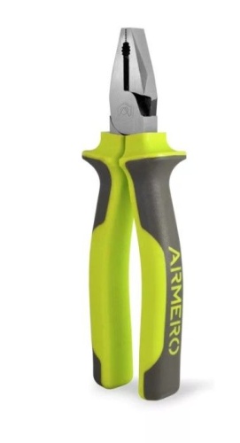 Пассатижи 180 мм, комбинированные, увеличенный рычаг, CrVсталь, ARMERO