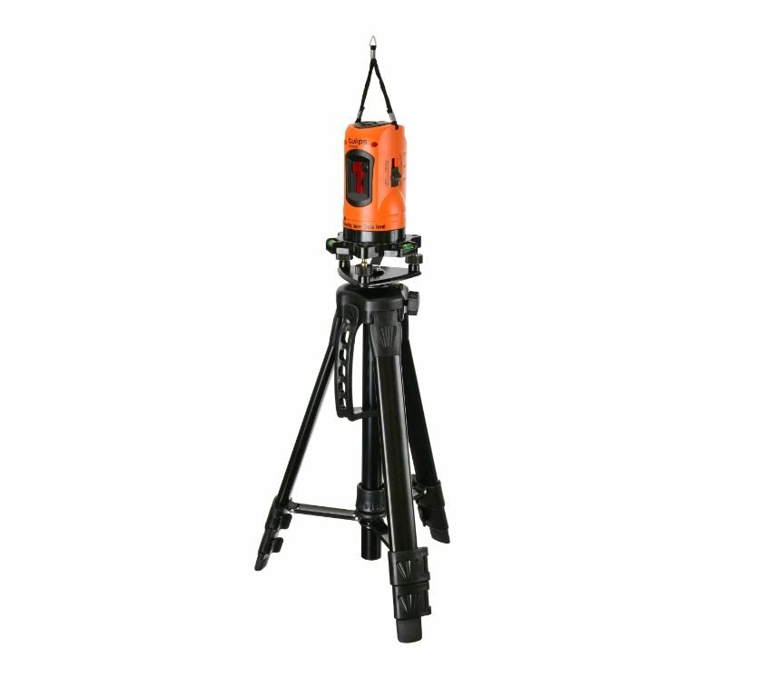 Уровень лазерный самовыравнивающийся вертикальные и горизонтальные лучи штатив TULIPS
