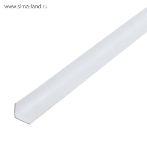 Угол пластиковый ПВХ 10х10 мм 2700 мм (бел.)