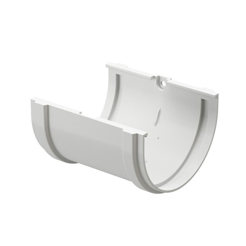 Соединитель желобов Dacha 120мм белый