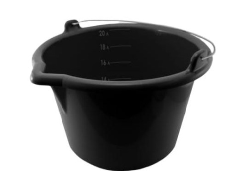 Ведро 20 л строительное пластмассовое усиленное морозостойкое