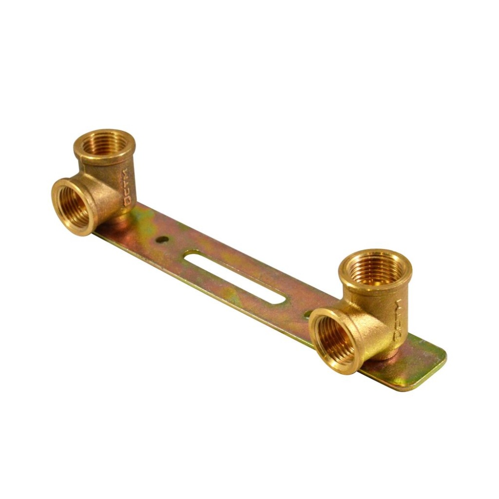 Уголки на планке для крепления смесителя в/р 1/2" г/г CTM