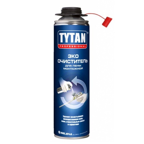 Очиститель монтажной пены Tytan ЭКО (0,500л) /12
