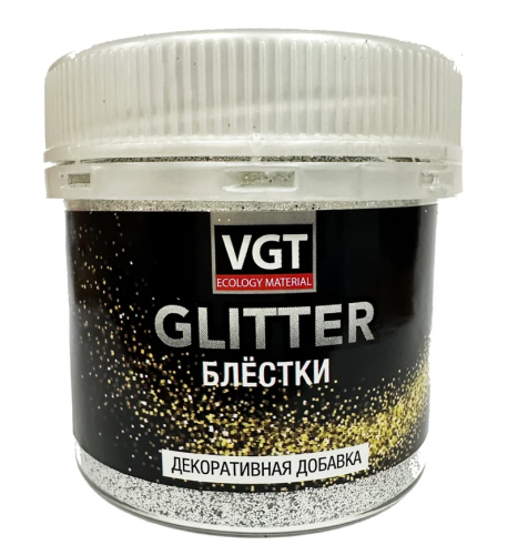 Глиттер ВГТ Серебро (0,05 кг)