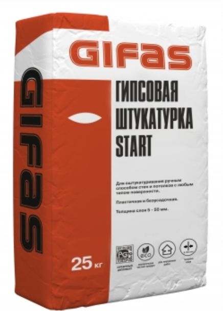 Штукатурка GIFAS START (25 кг) /50