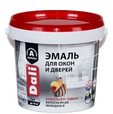 Эмаль акриловая окна и двери полуматовая Dali (1кг)/6 Эмаль акриловая окна и двери полуматовая Dali (1кг)/6