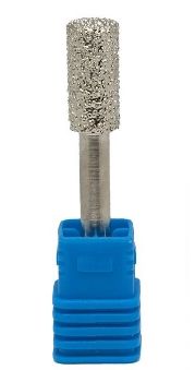 Шарошка алмазная ПРАКТИКА цилиндрическая закругленная 10х20 мм, хвост 6 мм