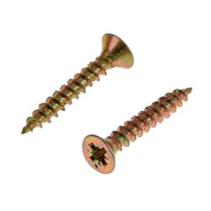 Шурупы 4х16 шлиц Pozi желтый цинк 1041шт/1кг