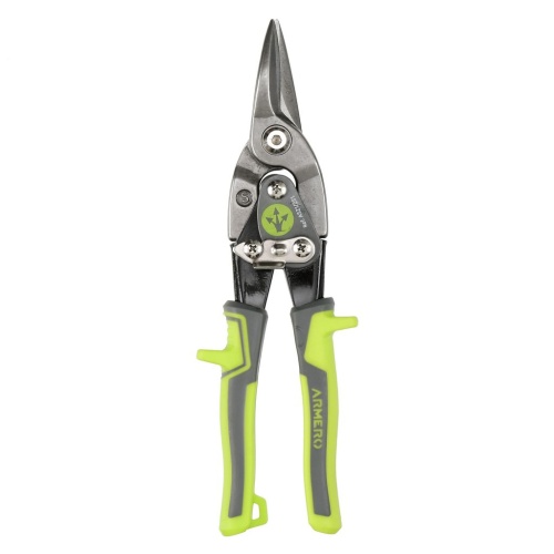 Ножницы по металлу 250 мм, пряморежущие, CrMo сталь, ARMERO