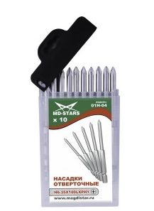 Насадки отверточные 01H-04 6,35*100*5*PH1 (1 шт.)