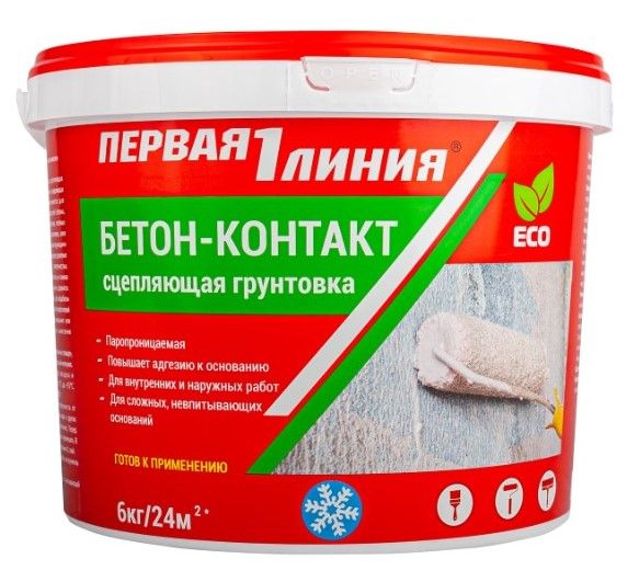 Бетоноконтакт Первая линия универсальный (6 кг) /90