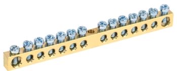 Шина PEN земля-ноль 6 х 9мм 14/1 YNN10-14-100 IEK