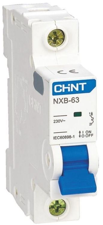 Выключатель автоматический 1п C 6А 4.5кА NXB-63S (R) CHINT 296708