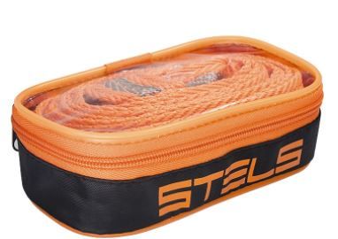 Трос буксировочный 2,5 тонны 2 крюка сумка на молнии STELS Россия