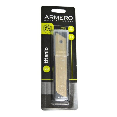 Лезвия запасные 18 мм (5шт) ARMERO