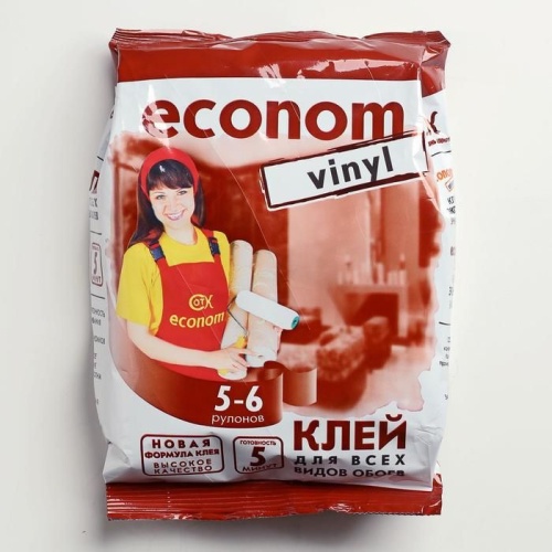 Клей обойный ECONOM виниловый (0,200 кг) (30 шт коробка)
