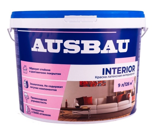 Краска интерьерная латексная AUSBAU (0,9 л) /144