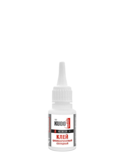 Клей цианокрилатный Kudo Proff SMB-020 секундный (20 гр)/20