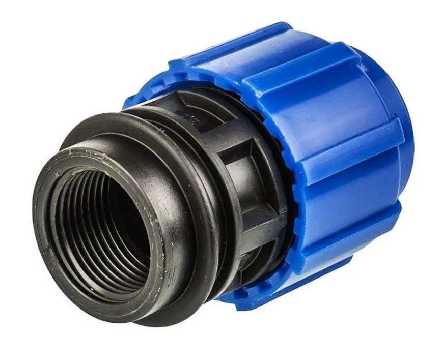 Муфта переход ПЭ с нар.тр.рез.25х3/4" (обж), (503300)