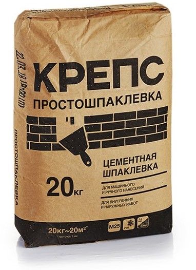 Шпатлевка КРЕПС Простошпаклевка (20 кг) /56