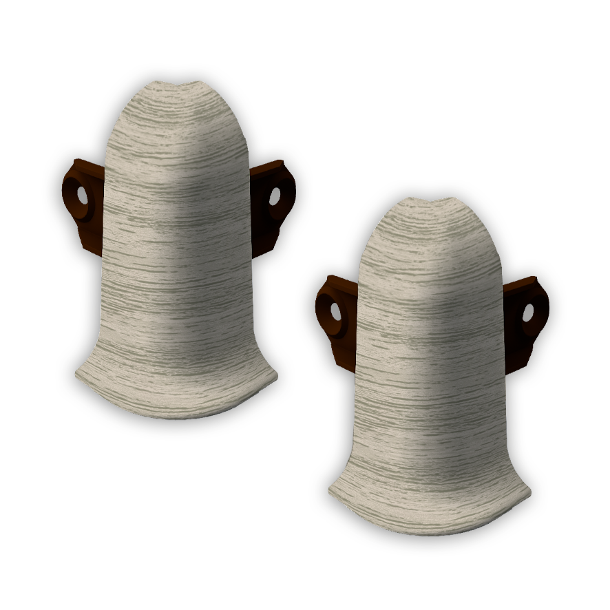 363 Угол наружный Лексида с крепежом 55мм Акация винтажная (20шт)