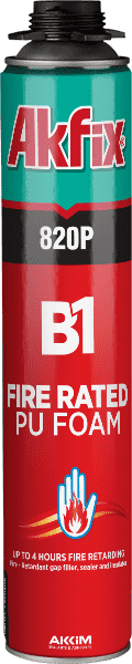 Пена монтажная огнестойкая Akfix 820Р В1 (0,850кг) /12