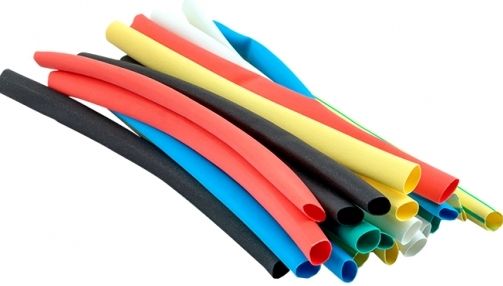 Набор трубок термоусадочных ТУТ нг тонкостен. 4/2 (7 цветов по 3шт 100мм) EKF tut-n-4