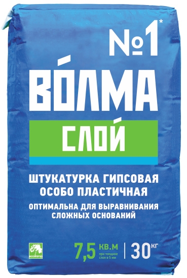 Штукатурка ВОЛМА Слой (30 кг) /45