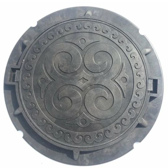 Люк канализационный (полимер) ЛМУ 3т, в сборе