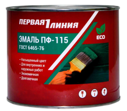 Эмаль ПФ-115 Первая линия ГОСТ Светло-бежевая (1,8кг) /6