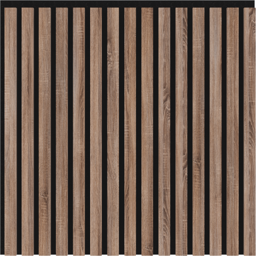 Панель МДФ STELLA Standart Акустическая Comfort 9 600х600х9 Дуб Винтаж (уп.1шт.)