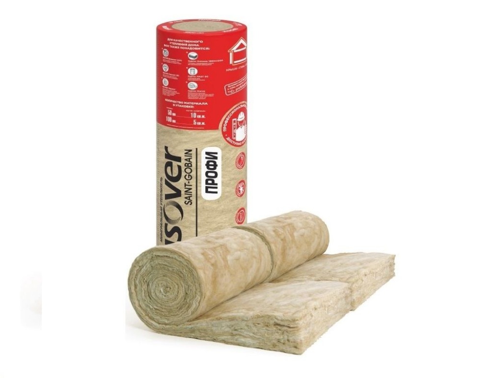 Утеплитель Vetonit (ISOVER) ПРОФИ ТВИН 50х2х610х4100 037 (уп.4шт 10м2 0,500м3) (42) рулон